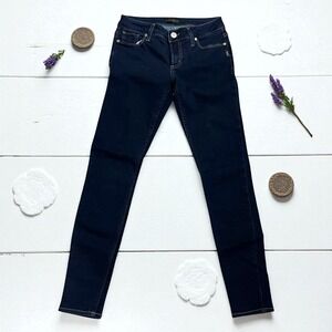 Silver Jeans Landree Skinny Stretch Dark Wash Denim‎ Jeans W26 L29
